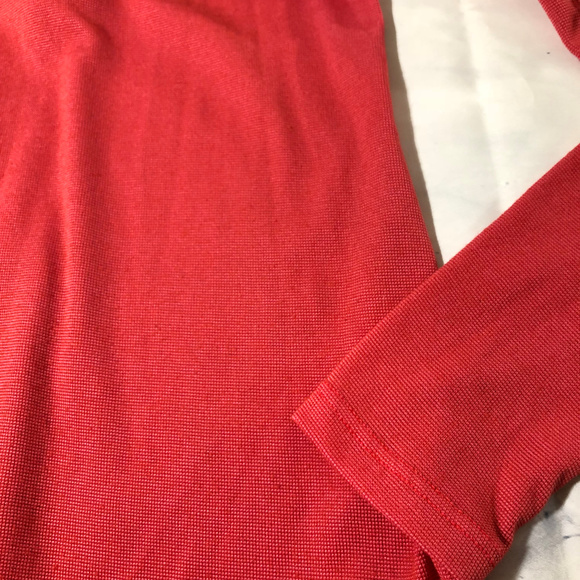 Patagonia Red Foldover Collar Half Zip Pullover - Picture 7 of 7